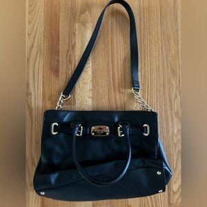 Black Leather Michael Kors Purse